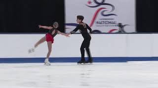 Juliet Meek amp Devin Meek  Novice Pairs Free Skate  2025 Eastern Sectional US Pairs Final [upl. by Herbert188]