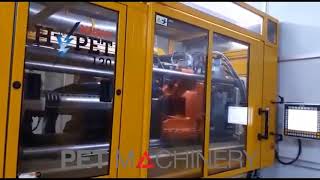 Husky HyPET 120 P8595 E85 PET preform injection moulding system 2010 [upl. by Eilsel]