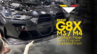 Vorsteiner BMW G8X M3  M4 VRS Aero Program Installation [upl. by Laehpar]