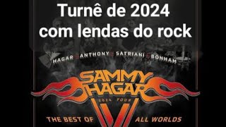 Sammy Hagar Satriani Michael Anthony e Jason Bonham  juntos em turnê [upl. by Caresse]