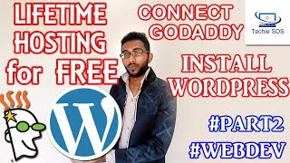 How to Get Free Web Hosting for Lifetime  Connect Godaddy to Freehosting  Install Wordpress [upl. by Hurty]