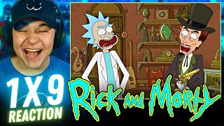 Rick and Morty 1x9 REACTION  quotSomething Ricked This Way Comesquot COMMENTARYFIRST TIME WATCHING [upl. by Leff]