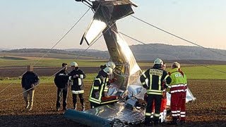 Flugzeugabsturz mit zwei Toten in Korbach Absturzursache geklärt [upl. by Ultan]