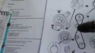 Ford Mondeo 20 Tdci 140bhp Cam and Aux Belt Change 7 20130305 [upl. by Eerased732]