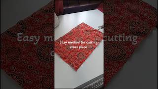 👉Easy method for cutting ✂️ cross piece👉annssignature1219 [upl. by Neehsar]