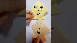 How To Make Paper Kite  Easy Origami Kite kite papercraft diy shorts youtubeshorts studio [upl. by Nosrettap]