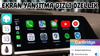 iPhone CarPlay CarBridge Nasıl Kurulur iOS 15  iOS 167 GİZLİ ÖZELLİK AKTİFLEŞTİRME [upl. by Frederich]