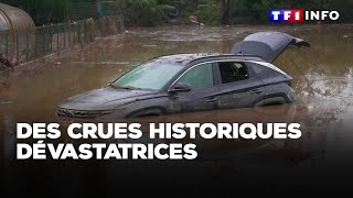 Crues historiques dévastatrices des dégâts considérables [upl. by Lexerd]