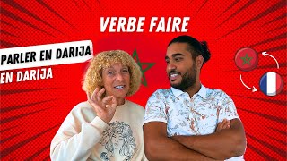 83  APPRENDRE LE DARIJA  DIALECTE MAROCAIN  verbe faire conjugaison [upl. by Bore]