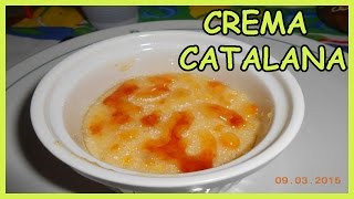 Crema catalana  Le Ricette di Zio Roberto [upl. by Arrac]