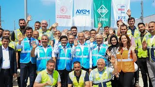 Gebze OSB  Darıca Metro Hattının İlk Ray Kaynağı Töreni 🚅 [upl. by Aidahs91]