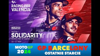 2024 MOTOGP  GP BARCELONY  ostatnie starcie [upl. by Puiia]