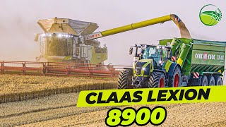 CLAAS LEXION 8900  Getreideernte mit der neuen Mähdrescher Generation [upl. by Evelyn755]