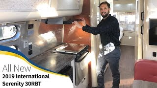 2019 Airstream International Serenity 30RBT Walk Through Twin Bed Travel Trailer Camping [upl. by Nrehtac679]