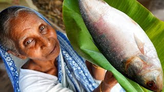 SARSHEILISH  Unique amp Traditional HILSHA Recipe prepared by Grandmother [upl. by Enailil339]