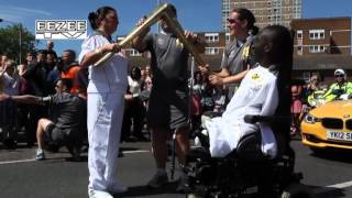 Isaac Harvey Olympic Torchbearer 2012 [upl. by Ayifa987]