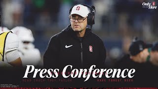 Stanford Football Weekly Press Conference  Wake Forest Week [upl. by Airpal]