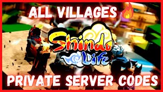 Shindo Life All Villages Private Server Codes Latest 2022 [upl. by Kennith75]