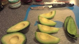 Super Easy Way to Split and Peel an Avocado [upl. by Barnum]