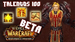 WoW WoD BETA  Tutorial Talentos 100 Paladín Represión en Español  FoX [upl. by Oiliruam]