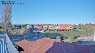 Timaru Trains 20240725 [upl. by Ellohcin]