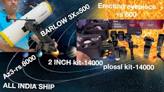 Making Telescopes powerful and Better 3x barlowaz3 mount erecting diagonaleyepieceplossl kit [upl. by Noid709]