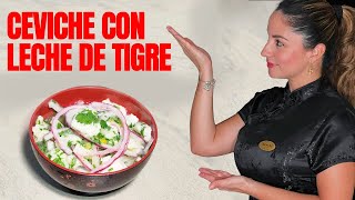 Ceviche con Leche de Tigre [upl. by Araiek412]