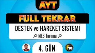 MEB Biyoloji Kitabı Destek Hareket Sistemi Taraması F10 Full Tekrar Kampı [upl. by Elah]