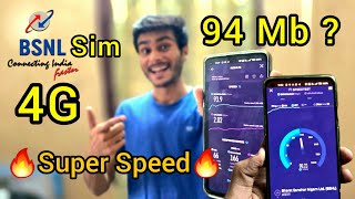 BSNL Speed Test  New 5G Sim Card Working   BSNL Sim APN Setting For Fast Internet Speed BSNL TATA [upl. by Aronid]