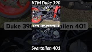 Duke 390 vs Svartpilen 401 Exhaust shorts trending ktmduke390 svartpilen401 bikeexhaust ktm [upl. by Eras]