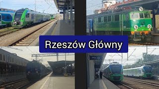 Pociągi Na Stacji PKP Rzeszów Główny PKARegioICTLK [upl. by Ennahs]