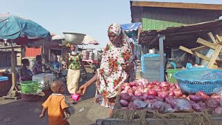 4K CHEAPEST FOOD MARKET IN GHANA ACCRA MAKOLA AFRICA [upl. by Hugibert81]