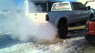 2011 FORD powerstroke 18 Cold start [upl. by Macdermot]