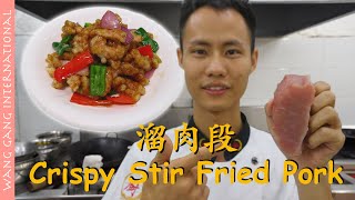 Chef Wang teaches you quotCrispy Stir Fried Pork Tenderloinquot the taste is amazing 溜肉段 【Cooking ASMR】 [upl. by Agarhs]