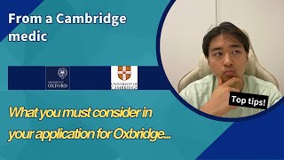 How to approach applying for Oxbridge [upl. by Annaigroeg]