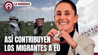 Migrantes invierten 80 de salario en EU Sheinbaum [upl. by Bull182]