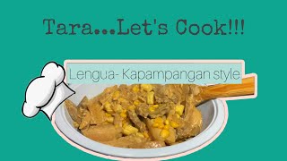 LENGUA KAPAMPANGAN HOW TO COOK LENGUA RECIPE PAGKAING PINOY VLOG  4 [upl. by Julian]