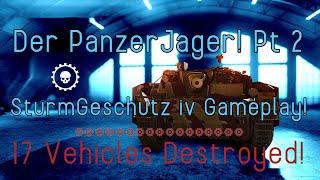 Der PanzerJager Pt 2  Sturmgeschutz iv Gameplay  17 Vehicles Destroyed  Battlefield V [upl. by Naoh631]