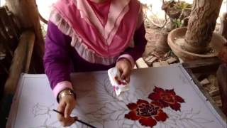 Chanting or Canting A Batik Step By Step [upl. by Avram396]