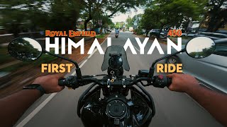 Royal Enfield Himalayan 450  First Ride Impressions  4K POV [upl. by Ahtamat]