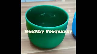 Rainbow color ethereal sound crystal singing bowl for vibration healing bath crystalsingingbowls [upl. by Gnel216]