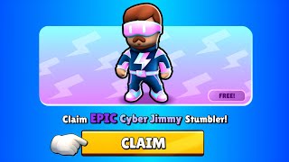 quotFREEquot Cyber Jimmy Skin  Stumble Guys [upl. by Jody]