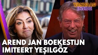 Arend Jan Boekestijn imiteert Yeşilgöz Heb jij gedronken  VANDAAG INSIDE [upl. by Oliver]