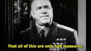 Soviet Marshal Georgy Zhukov talks about Stalin during the Battle of Stalingrad ENG SUB [upl. by Cailly]