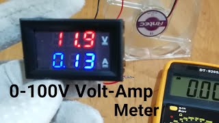 How to install DSNVC288 VoltAmp Meter display digital ampere and voltage 0100V 010A [upl. by Elam130]