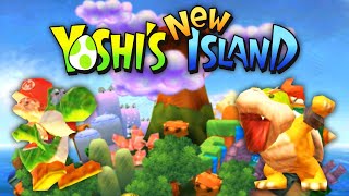 Yoshis New Island  Full Game  No Damage 100 Walkthrough [upl. by Ragas350]