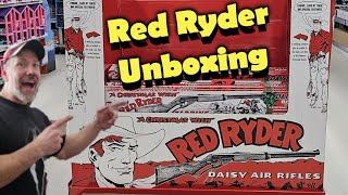 Red Ryder Daisy Air Rifle BB Gun Unboxing and Review christmasstory [upl. by Scuram]