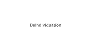 How to Pronounce quotDeindividuationquot [upl. by Nirra]