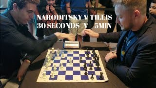 GM Daniel Naroditsky V NM Bryan Tillis 30 Seconds v 5min [upl. by Poree]