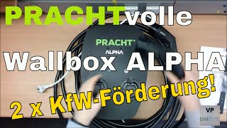 Pracht Alpha XT  Wallbox mit 2 Ladepunkten und doppelte KfW Förderung [upl. by Eckardt]